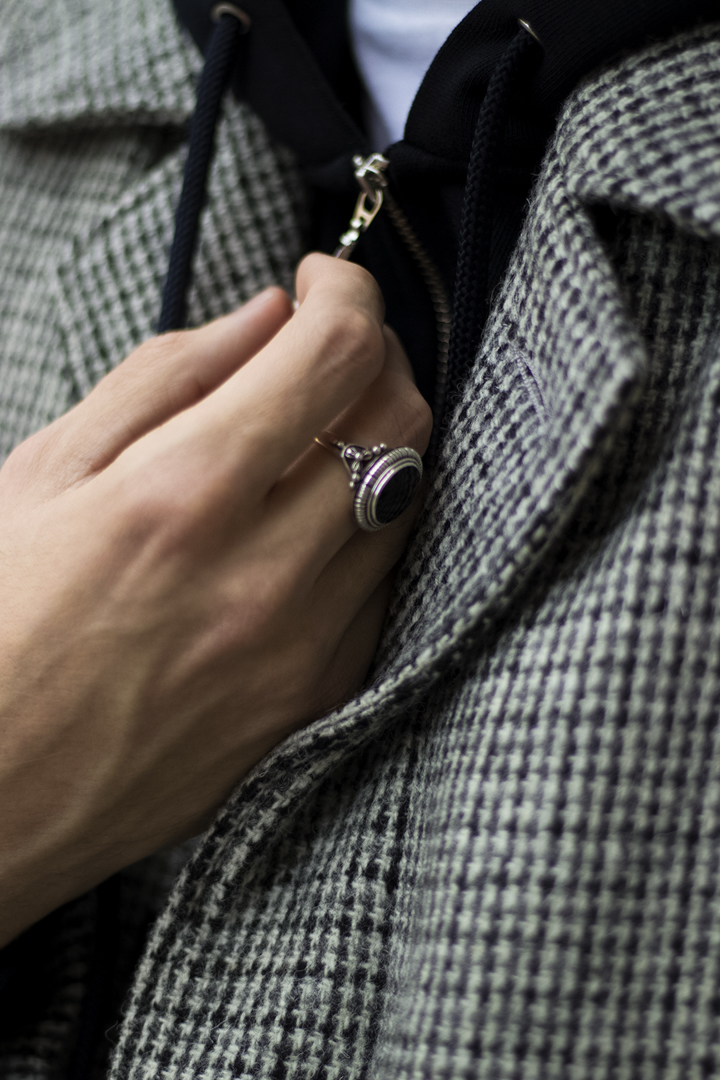 manteau en tweed blog mode homme Strasbourg