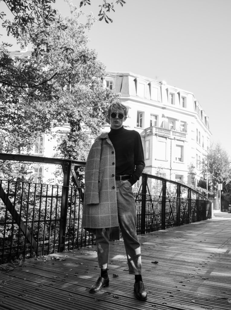 Le manteau pied de poule Maurice Style blog mode homme Le manteau pied de poule Maurice Style blog mode homme