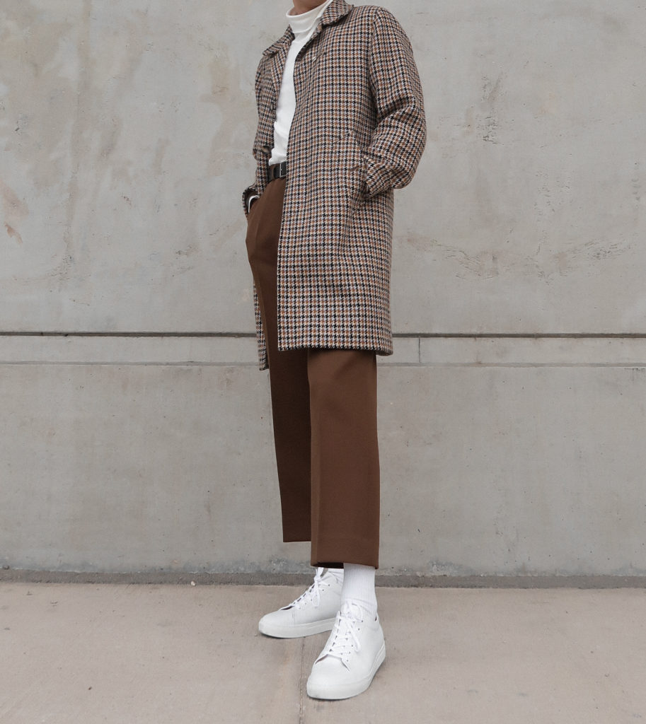 Maurice Style, Blog mode homme Strasbourg, influenceur lifestyle Le manteau pied de poule Maurice Style blog mode homme